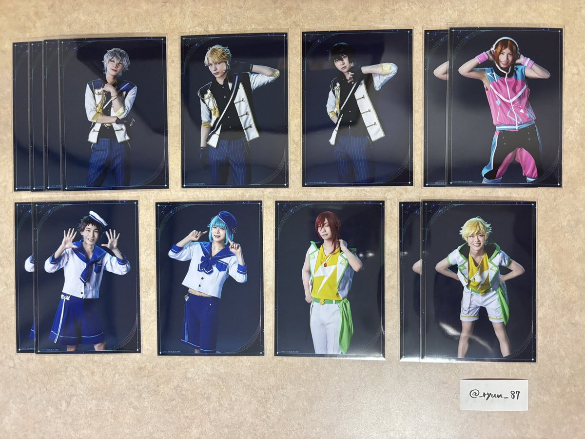 _ryuu__87's tweet photo. 【 交換 】 あんステ ランブロ クリカ

譲 : 画像参照

求 : 縦横レオ各1、つむぎ

*レオが決まるまで凛月、嵐はレオとの交換のみ
*1日,2日北九州メッセ手渡しのみ

検索からもお気軽にお声掛けください⭐️ https://t.co/fe0jpgXBZ5