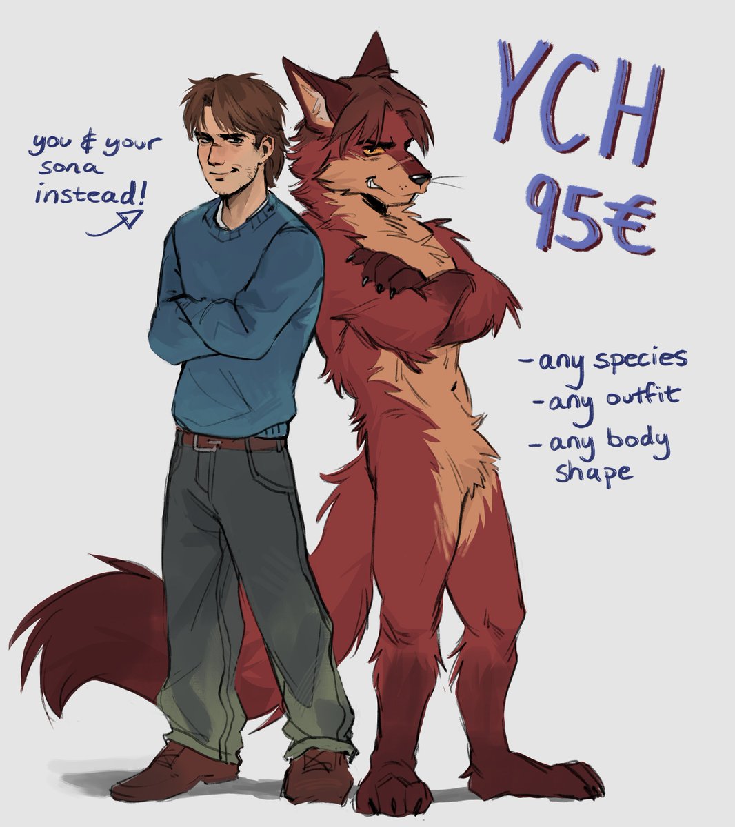 rollovercarl's tweet photo. my first YCH!
you and your sona back to back 💪

-taking multiple slots
-DM here or on disc to claim

Disc: @/rollovercarl https://t.co/g82NECqehs