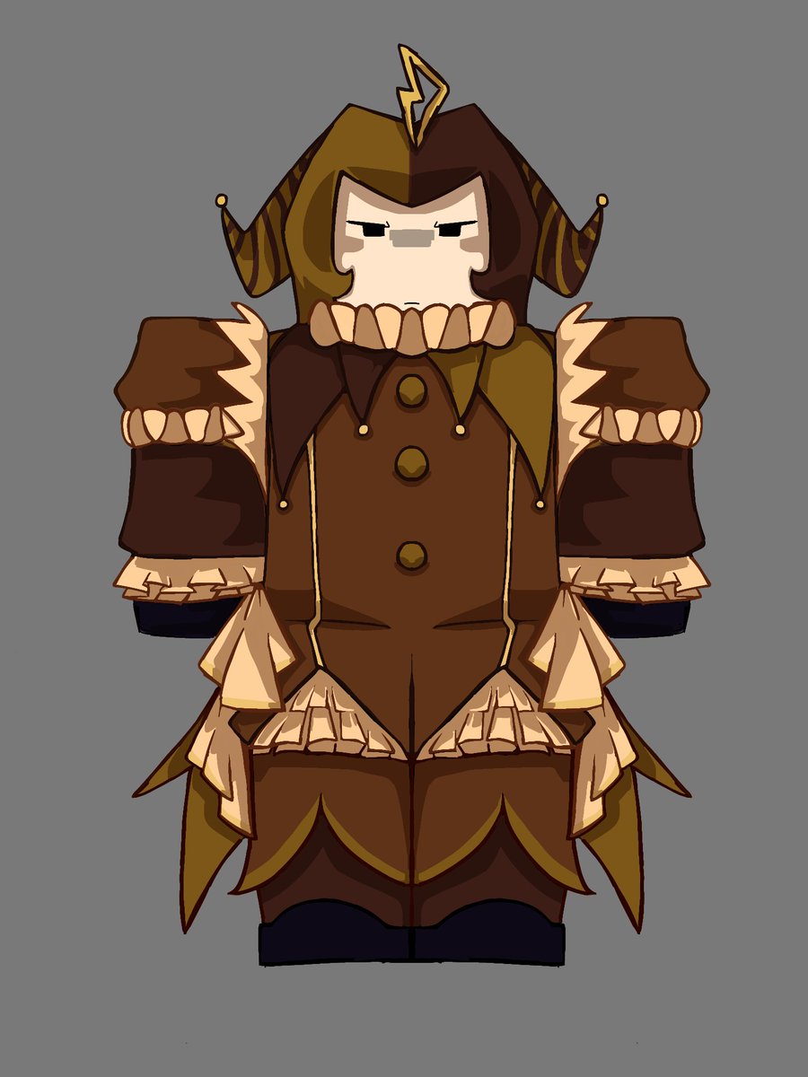 Sazixsofc's tweet photo. day 8, eighth  Skin concept! 
Ringmaster x Jester 
(Best desing imo) 
I will do that until someone of the devs from forsaken picks one of my skins. 
#Ringmaster  #Forsaken 
Aerowv https://t.co/PcfXV3aP79