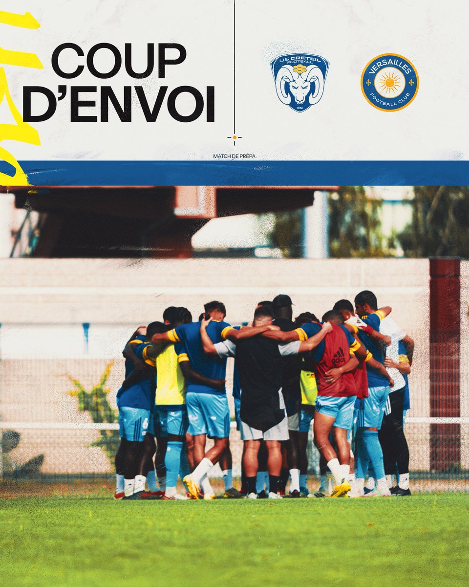 uscreteil's tweet photo. ⏱️ 0´ Coup d’envoi !

#USCFCV | 0️⃣-0️⃣ https://t.co/uaStGXkpdC