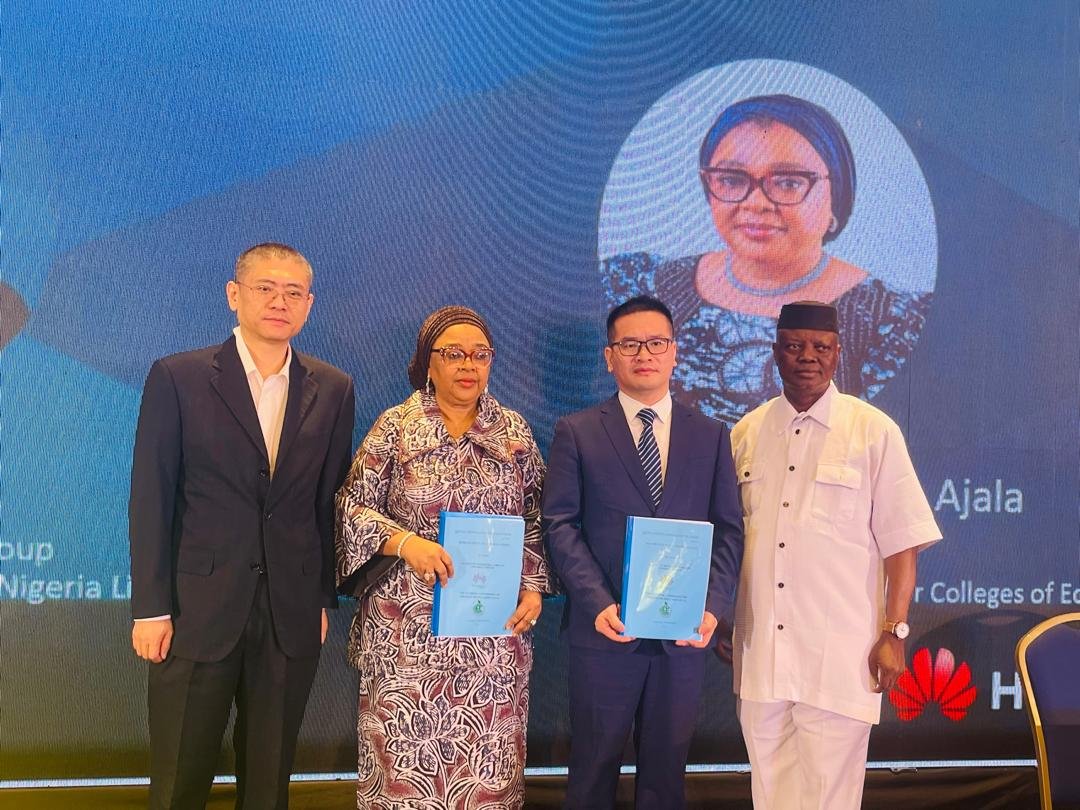 NCCEHQR's tweet photo. NCCE, Huawei Renew Partnership to Advance AI, Digital Teacher Education

The Executive Secretary of the National Commission for Colleges of Education (NCCE), Dr. (Mrs.) Angela Ajala, FNAE, has reaffirmed the Commission's commitment to preparing digitally competent teachers as Nigeria embraces Artificial Intelligence and emerging technologies in education.

Speaking at the 2026 Huawei Education Summit in Abuja, Dr. Ajala said quality education begins with well-prepared teachers, stressing that AI should empower teachers to deliver better learning outcomes. She highlighted the Commission's ongoing reforms, including the implementation of the Dual Mandate and the review of the NCE Minimum Standards, which now feature specialised programmes in Artificial Intelligence and Robotics, Data Science and Analytics, Networking and Cybersecurity, and Software and Web Development.

Dr. Ajala also renewed the NCCE's Memorandum of Understanding with Huawei Technologies Nigeria Limited, describing the company as a dependable partner in digital capacity building. She called for an expanded collaboration through the establishment of a Digital Academy at the Commission to continuously train and certify lecturers, staff and digital champions across Colleges of Education.

The Executive Secretary urged government, industry, academia and development partners to deepen collaboration in building a resilient, technology-driven teacher education system capable of producing graduates equipped for the Fourth Industrial Revolution.

#NCCE #HuaweiEducationSummit #TeacherEducation #ArtificialIntelligence #DigitalTransformation #DualMandate
