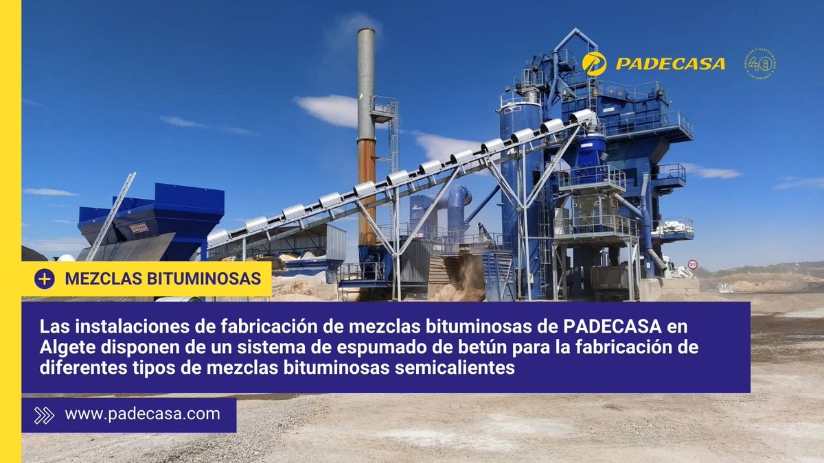 PADECASA's tweet photo. Temperatura de fabricación de las mezclas convencionales 👉 165º-180º C
De las nuevas mezclas semicalientes y templadas 👉 100º C

¡Apostamos de verdad (con hechos) por hacer más sostenible el sector! https://t.co/DvsEp1qvDv https://t.co/7sTFj50oUK