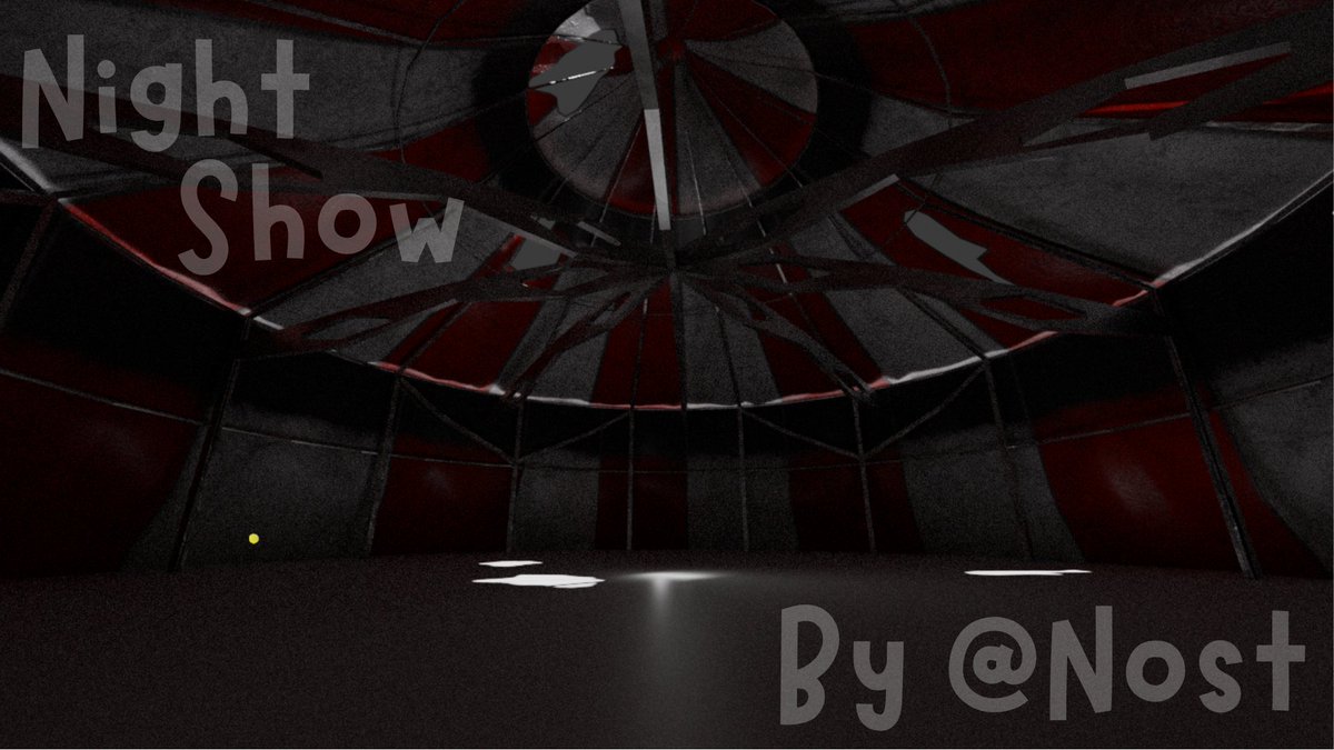 DevNost's tweet photo. 3D model for Night Show! 
#ROBLOX #RobloxDev #RobloxGame #RobloxStudio #RobloxAssets #RobloxHorror #HorrorGame #CreepyGame #IndieDev #GameDev #GameDesign #EnvironmentArt #3DModeling #3DArtist #Blender3D #StylizedArt #NightShow https://t.co/3yEE6N8C5i