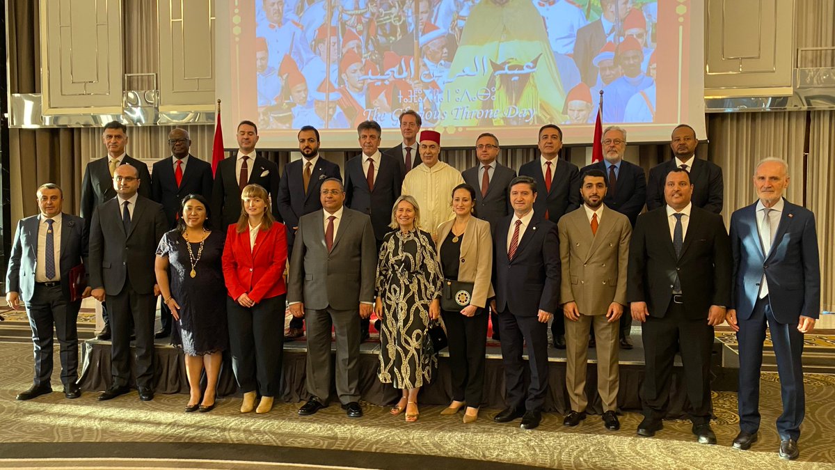 MetinturanM's tweet photo. Majesteleri Mohammed VI’ın tahta çıkışının 27. yıl dönümü münasebetiyle, Fas Krallığı İstanbul Başkonsolosu Brahim Ajouli’nin ev sahipliğinde düzenlenen resepsiyona katılmaktan memnuniyet duyduk.
يسرّنا أن نشارك في حفل الاستقبال الذي أقامه سعادة القنصل العام للمملكة المغربية https://t.co/t2CyAgzWXT