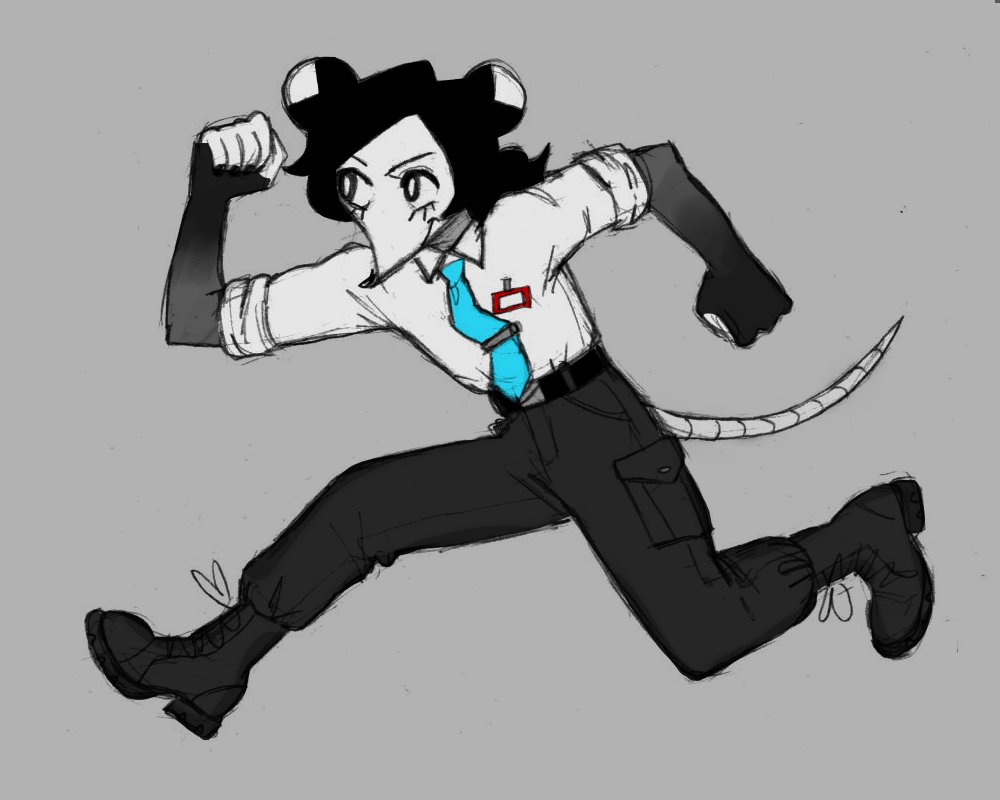 _guzikprawda_'s tweet photo. my silly possum rocket corp merc edition (she would hang out w/ ballista) https://t.co/lzYfEv7Cbr