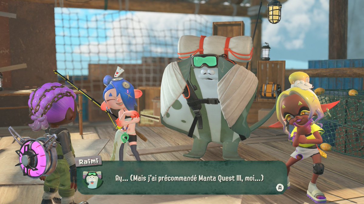 GDCDarkAngel131's tweet photo. Big Man qui est un fan de Dragon Quest Olala merci Splatoon Raiders 😌 https://t.co/Tsfa4rPWXA