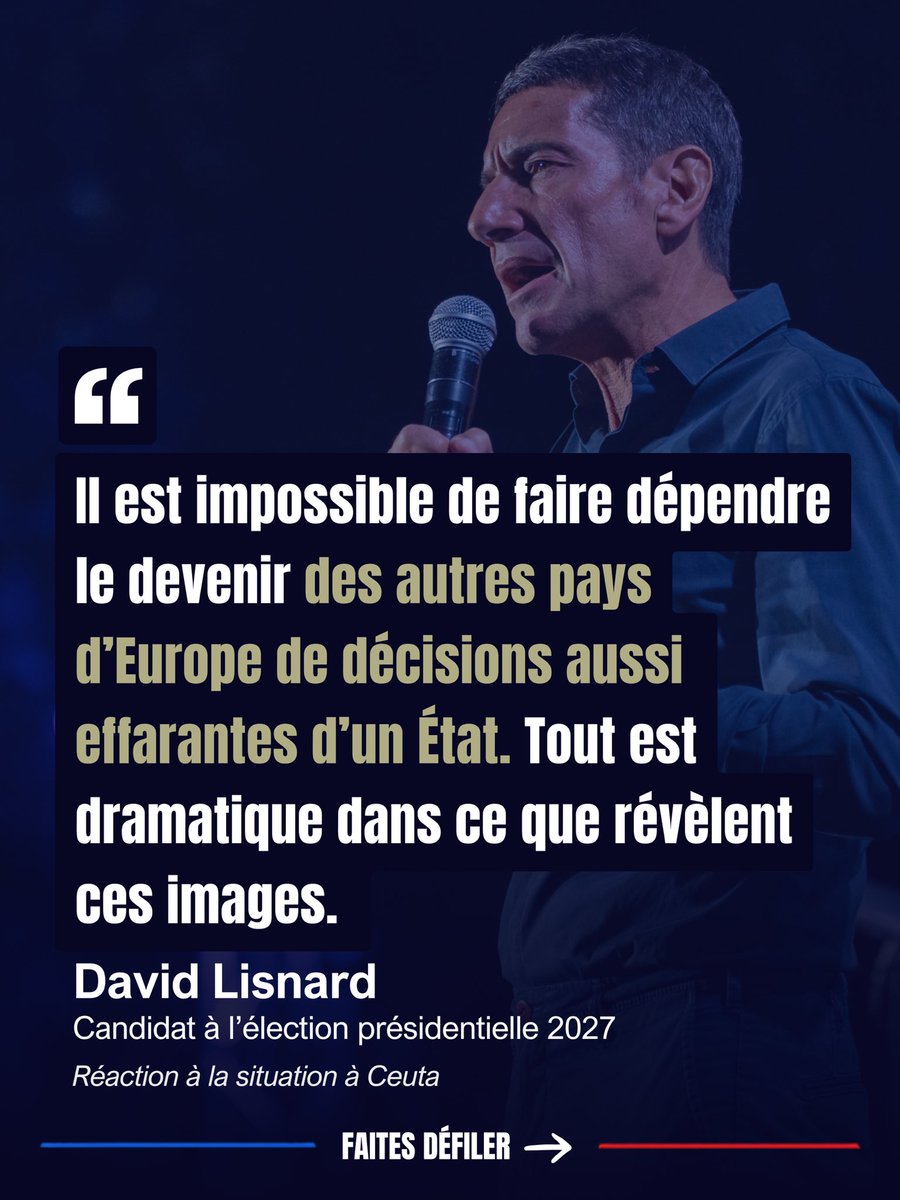 FranceavecDL's tweet photo. Une politique migratoire ne peut pas être décidée sans tenir compte de ses conséquences sur toute l’Europe.

Pour @davidlisnard, les frontières doivent être tenues, les règles revues et les gouvernements assumer leurs responsabilités. L’urgence est de reprendre le contrôle. https://t.co/PKGVLrztKa