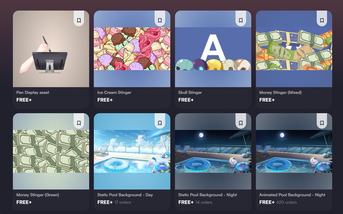 BocchiYuki's tweet photo. END OF JULY SPECIAL FREEBIES!!!

to celebrate the last day of July, all of my VGen shop items are FREE for a limited time!! ✨

all i ask is that you follow me and please give credit if you use them 💜

happy downloading aaa!! ✨

#vtuber #freeasset https://t.co/6LqBXNW1xw
