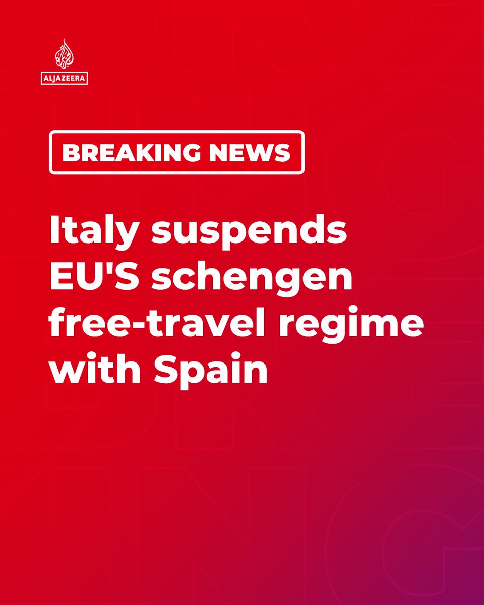 BREAKING: Italy Halts EU Schengen Travel Amid Surge at Ceuta Border
