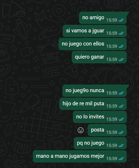 feeldanois's tweet photo. por qué no juego cs, pq soy un toxico de mierda https://t.co/rKSA5lZ8TI