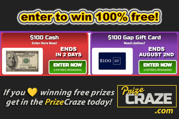 Prize_Craze's tweet photo. #GiveawayAlert
Two $100 #Giveaways in 2 days!⌛
Enter to #win 💸$100 Cash &amp; 🎁$100 Gap Gift Card!

If you 💛LOVE #winning FREE PRIZES...
👇
Get in the PrizeCraze today: https://t.co/AGTzaqgt68 https://t.co/rS8oZUMuGg