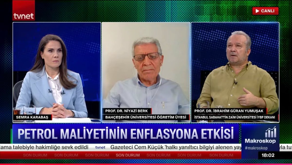 izuiybf's tweet photo. Dekanımız Prof. Dr. İbrahim Güran Yumuşak @tvnet Makroskop programında güncel ekonomik gelişmeleri yorumladı
https://t.co/cYbtlpd4GZ https://t.co/qX89nSkidU