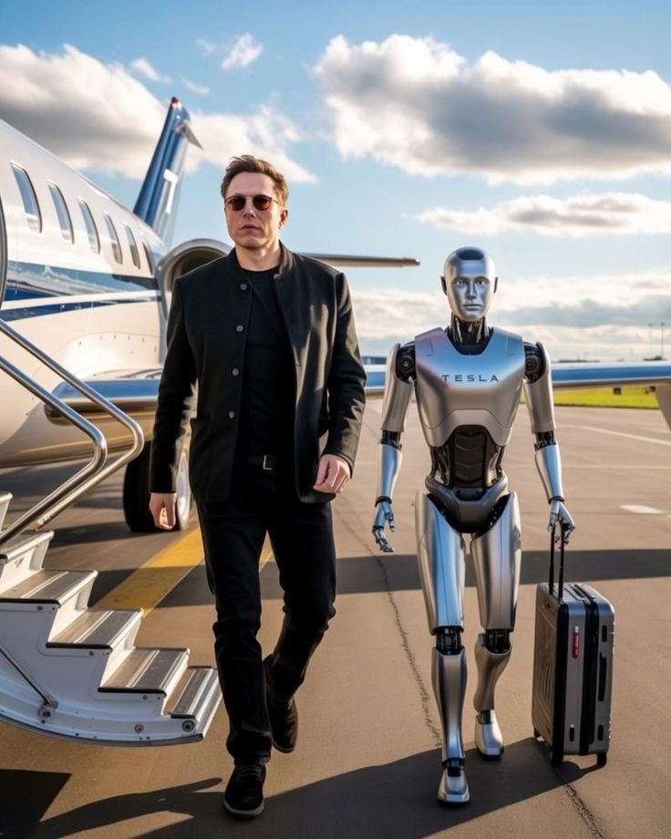 DanceGirl433239's tweet photo. If Tesla's Optimus robot became your travel companion, would you want one? 🤖✈️

🅰️ Absolutely! 🚀
🅱️ Maybe 🤔
🅲️ Too Early ⏳
🅳️ No Thanks 👋 https://t.co/f7BzERQmUY