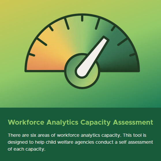 UNLCCFL's tweet photo. The Quality Improvement Center for Workforce Analytics has released the Workforce Analytics Capacity Assessment. This practical tool is designed to help child welfare agencies use workforce data effectively. Try the tool: https://t.co/RStJTu83wo #QIC-WA #HelpingTheHelpersCCFL https://t.co/62EA0HW8kW