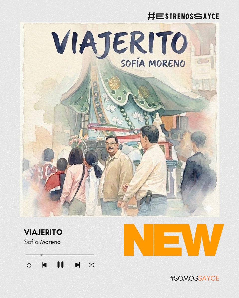 sayceoficial's tweet photo. ¡Sube el volumen a los #EstrenosSayce! 🔥

Estos son los lanzamientos de nuestros socios que no te puedes perder esta semana 🎤✨.

🎨 #SofíaMoreno nos presenta "Viajerito", una hermosa entrega cargada de emoción.
https://t.co/qNC9Fl6yBL

🥁 #Andreth  llega con "Las que me gustan a mí ;)", su nuevo álbum perfecto para agregarlo a tu playlist.
https://t.co/lyuq5LAySb

🎸 "Soy Luz Cruz" es lo nuevo de #LaDebochada , una propuesta  llena de carácter.
https://t.co/m6Z1xUqVcM

🏙️ #Lolabúm nos trae "Me despierto en Kito", una dosis musical de talento nacional.
https://t.co/hiho3qok2D
