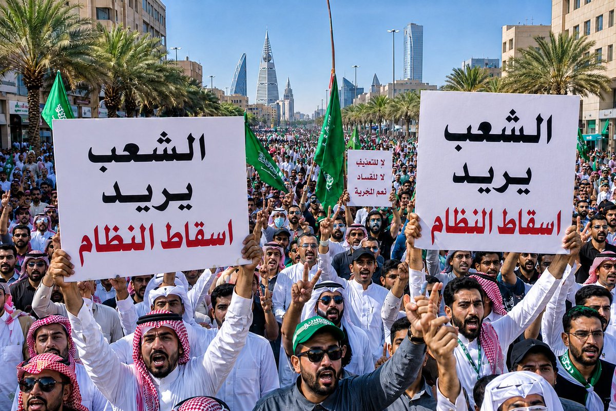 mustafa1albadri's tweet photo. ثورة الشعب السعودي ضد نظام آل سعود
 قادمة...
الشعب السعودي هو الشعب الوحيد في العالم الذي لا يمتلك هوية إذ يسمى "سعودي" نسبة إلى جد الأسرة الحاكمة!
تخيل 35 مليون إنسان تختصر هويتهم بلقب واحد!
آن الأوان لدعم شعب شبه الجزيرة العربية لإسقاط نظام آل سعود واستعادة هويته المسلوبة. https://t.co/uOPdS5KvNu