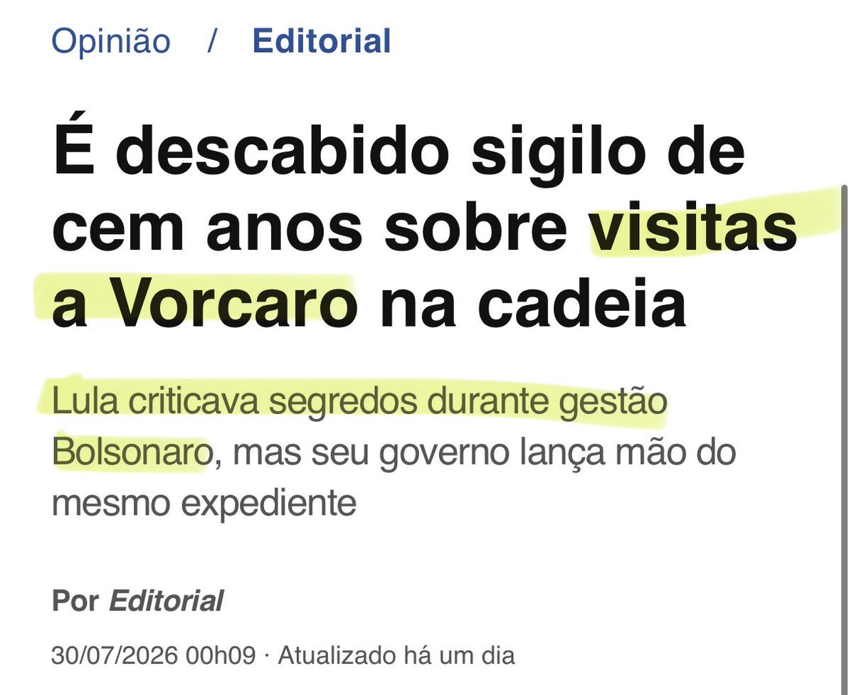 thigagliasso's tweet photo. Quando o Lula é pego na mentira: enrola, enrola e não responde nada. Aprendeu, Porchat? Agora vai ter que segurar sua ansiedade por mais 100 anos e alguns meses pra saber quem visitou o Vorcaro. Faz o L. https://t.co/ivT6LIaDJ9