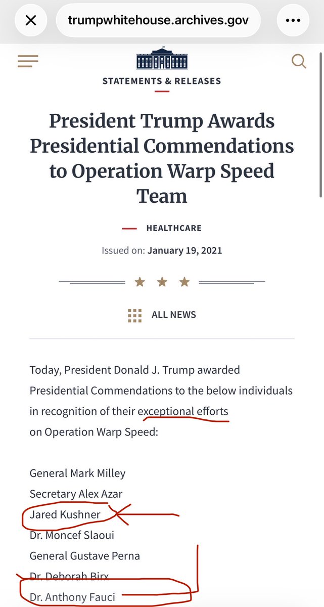 IvanRaiklin's tweet photo. Assessment:  Expect @realDonaldTrump to pardon everyone that participated in Operation Warp Speed including himself.  A vaccine so fantastical, that it requires a pardon for the millions it destroyed.

Bookmark this. https://t.co/9djw2Nkwo1