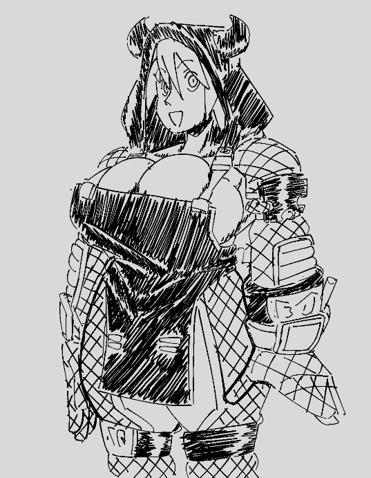 DusNDat's tweet photo. Nikaidou https://t.co/IqokQkL4Am