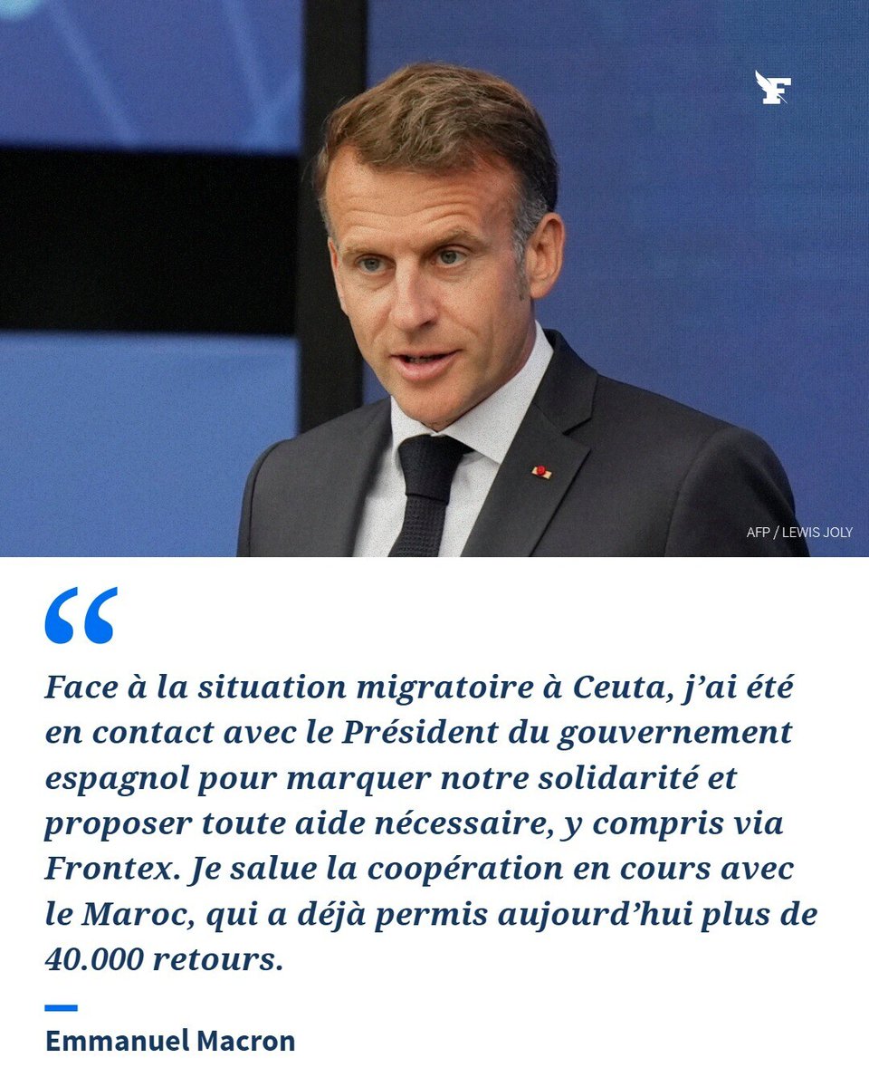 Le_Figaro's tweet photo. Le chef de l'État a tenu à redire sa «solidarité à l’Espagne, son gouvernement et son peuple». →https://t.co/gq0jYDGKmT https://t.co/50hZlxXgyD