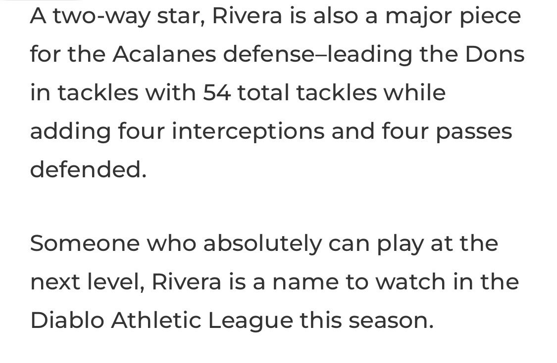 finnrainrivera's tweet photo. Thank you West Coast Preps for write up!
I Always appreciate the love!
@westcoastpreps_ @james_dalpino 
@CoachMHazelwood @Coach_ZBruce @CoachVaish @ZGold_WP https://t.co/FNudL2udgr
