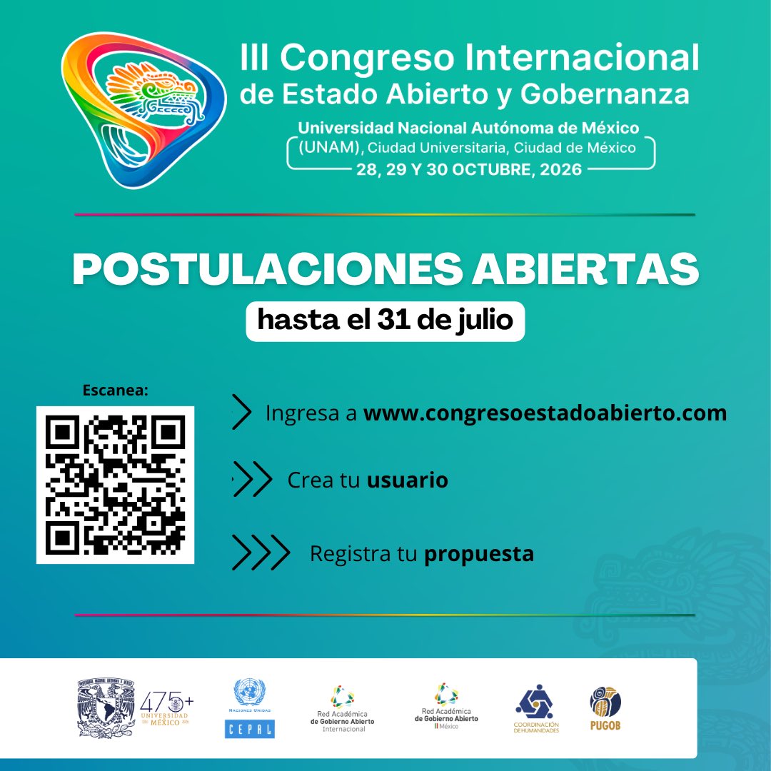 Congreso Estado Abierto y Gobernanza tweet media