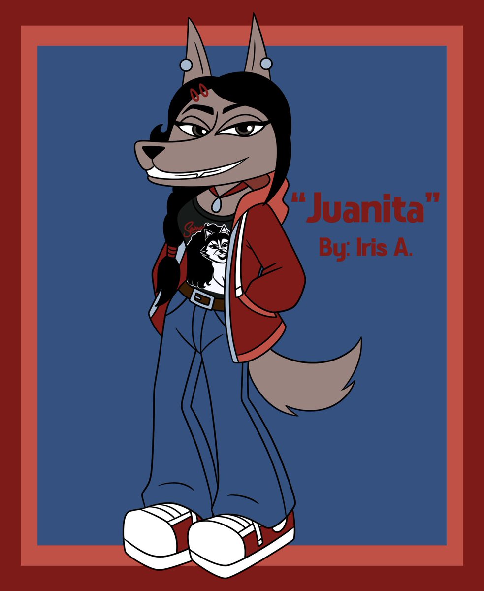 IrisAceves5's tweet photo. 🎶❤️🐺Juanita🐺❤️🎶

#Juanita #Lupe #donteattheneighbours #bigteethbadbreath #donteattheneighboursoc #donteattheneighboursfanart @IrisAceves5 https://t.co/mXZGLjD7ue