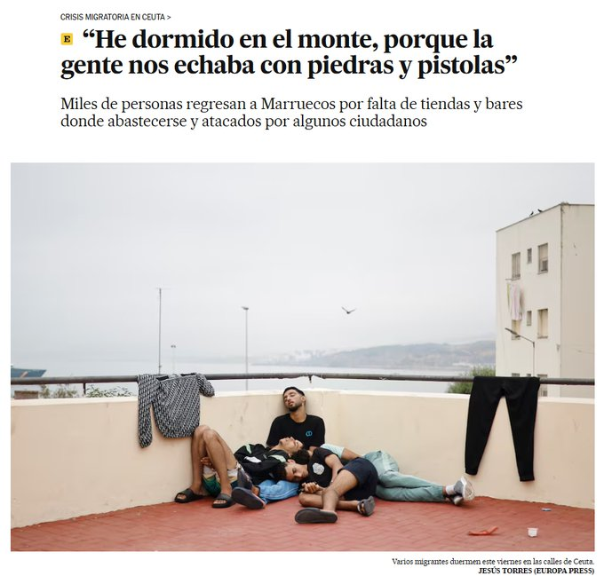 manguionduro's tweet photo. Estáis llamando invasores a estos chavales como si fueran soldados enemigos. https://t.co/OkvPeJCEsC