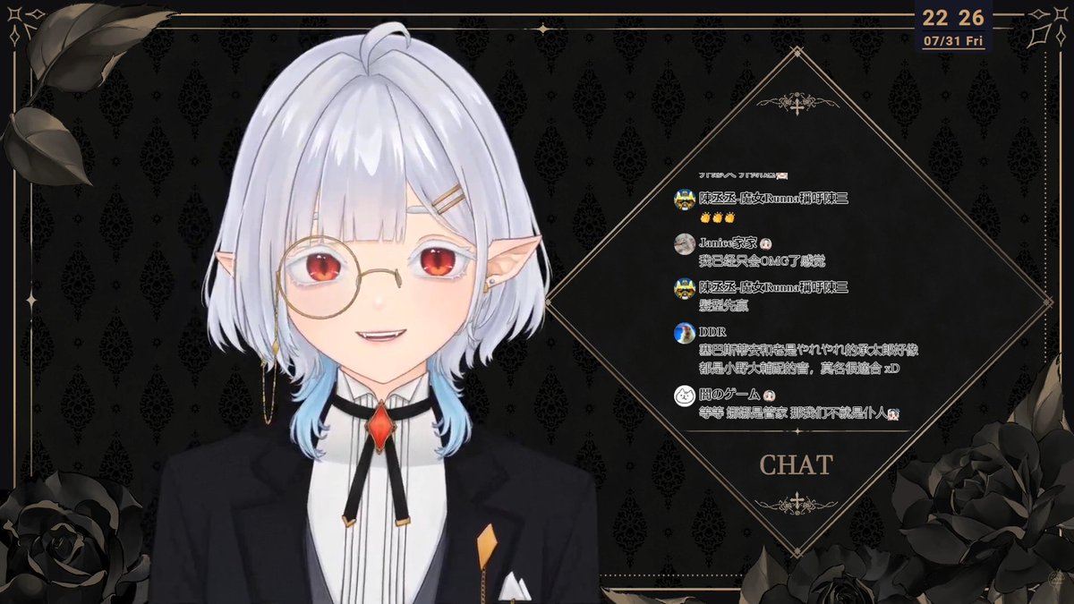 NanaC_Vtuber's tweet photo. 自肥衣裝 \\披露結束// 🎉

あくまで、執事です
我喜歡黑執事,也喜歡歌德式的風格
所以這次給自己畫了執事衣裝&amp;歌德式背景

感謝大家來看新衣裝的披露
也感謝大家祝福,還有在繪圖板上的繪畫與留言
每次前來觀看直播和抖内都很感謝
少爺、小姐們辛苦了😊

下面留言我要感謝少爺、小姐們這次贈送的禮物： https://t.co/AF8cscVuJh