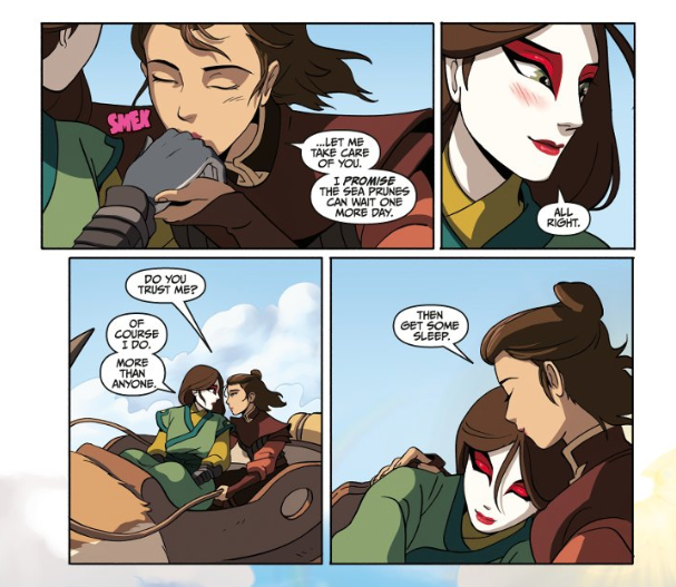 dearersights's tweet photo. im gonna cry she feels so safe around her girlfriend https://t.co/FDPwYk5UTw