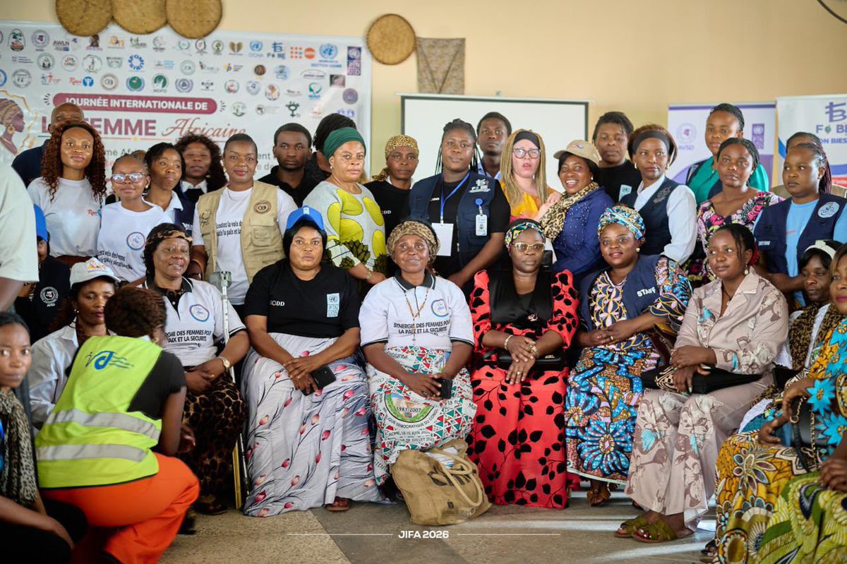 WARDIasbl's tweet photo. #JIF2026

Des échanges très intéressants autour de la Résolution 1325, la participation des femmes au processus de paix au Nord-Kivu et les expériences de plaidoyer sur la paix.

Pour les femmes et par les femmes ✅ https://t.co/RjY36UxkHq