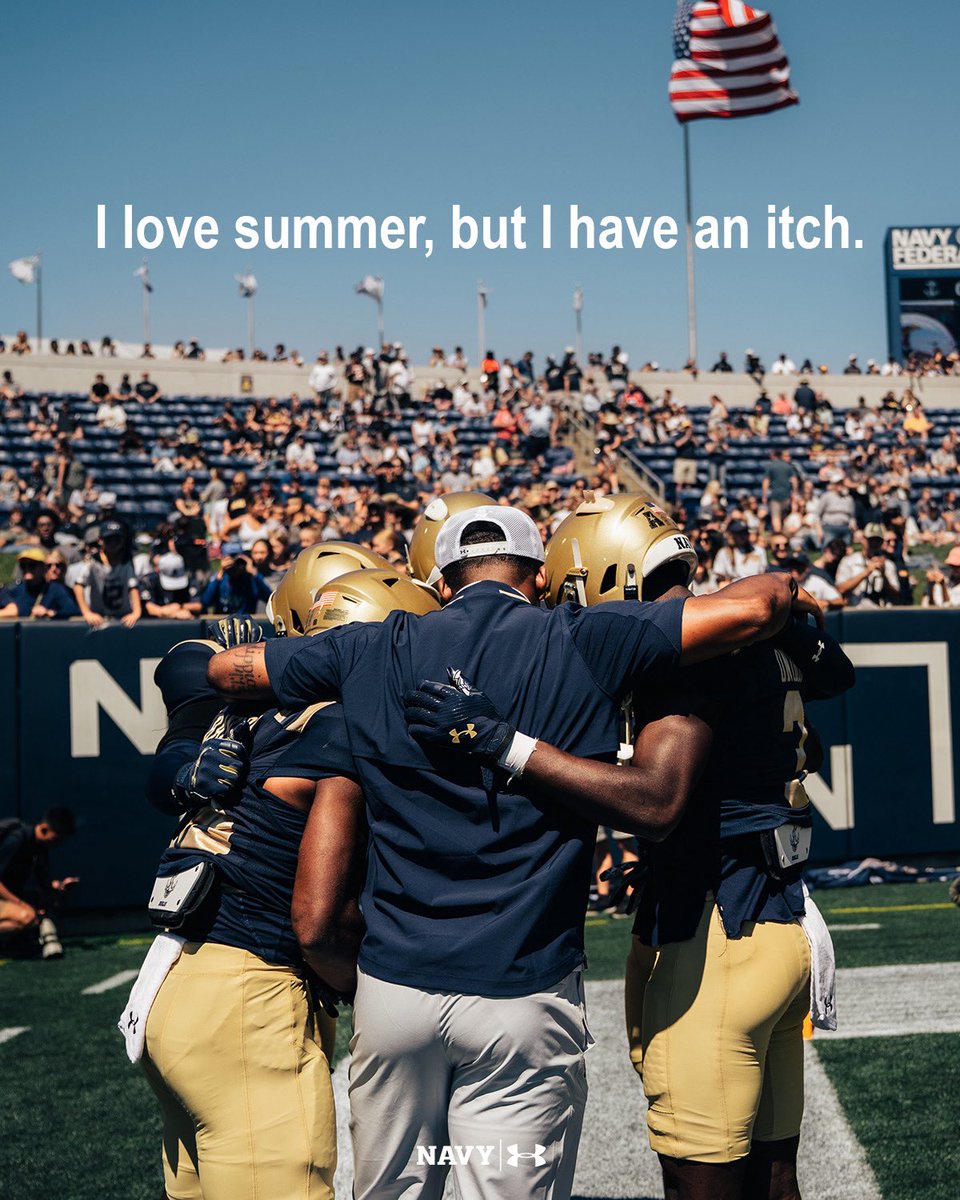 NavyAthletics's tweet photo. Summer is winding down…

#GoNavy https://t.co/QyFl68hIc3