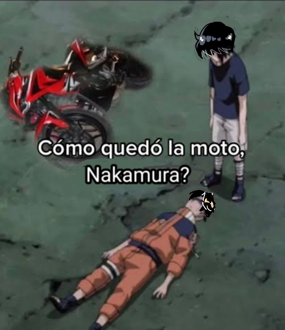 muru_web's tweet photo. @53Din53 Nakamura... dime, como quedo la moto? https://t.co/NuleWc1B0I