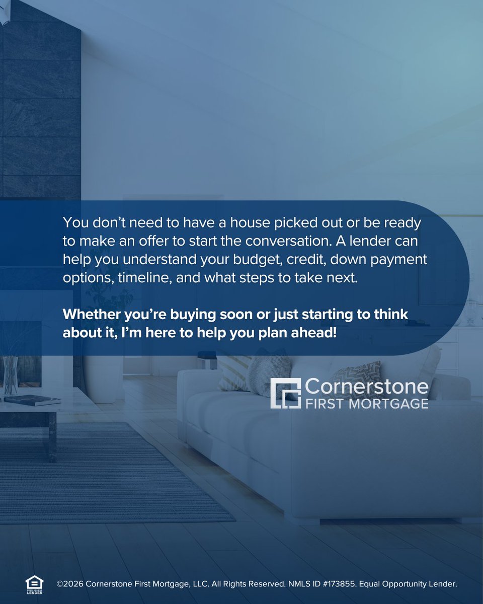 InTrustMortgage's tweet photo. You don’t have to be ready to buy a home to start preparing for it. 🏡

Ask questions early to better understand the mortgage process, your numbers &amp; the steps to take before you begin house hunting. A little planning now can make the process feel much less overwhelming. https://t.co/MABGbYH9zx