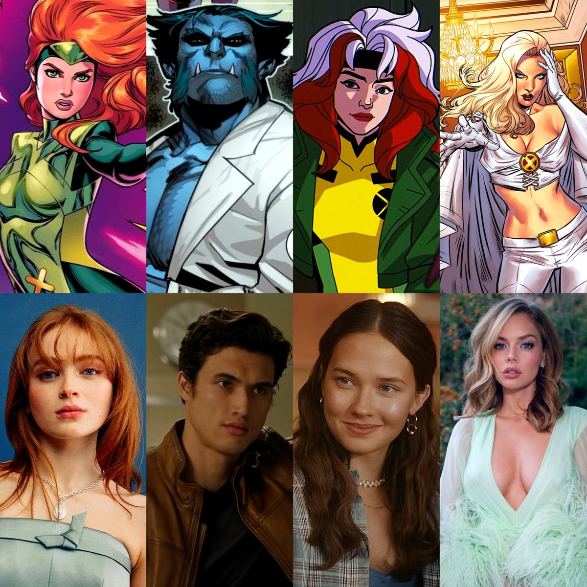 MCUFilmNews's tweet photo. The cast of Marvel Studios ‘X-MEN’ film so far: https://t.co/xMN3vmygRI