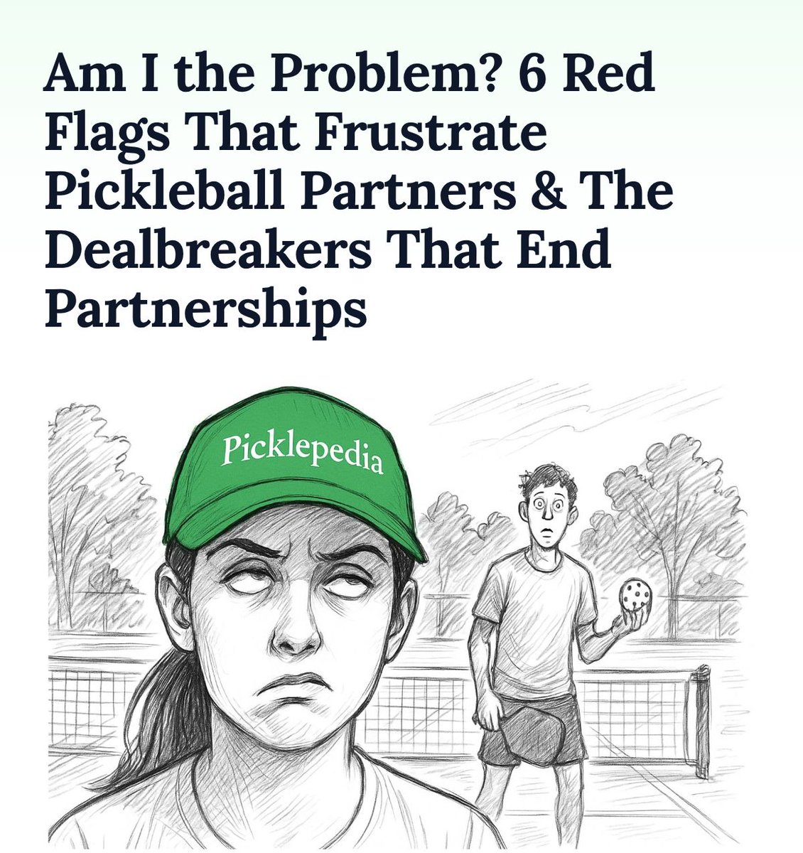 thepicklepedia's tweet photo. Have you ever left the pickleball court with a heavy heart, replaying moments where you and your partner just couldn’t find your rhythm? The sting of missed shots, unspoken tension, or that quiet walk to the car—it hurts. Deep down, you might wonder if the disconnect starts with you. It’s a vulnerable question, but asking it is the first step toward becoming the kind of partner who lights up the court, win or lose.

Building a great pickleball duo is like nurturing a close friendship: it takes trust, empathy, and a shared commitment to shine together. This guide dives into the emotional and practical sides of pickleball doubles, helping you transform tension into teamwork and self-doubt into confidence. From heartfelt communication to staying resilient under pressure, you’ll learn how to be the partner everyone wants by their side, creating a duo that’s unstoppable and a bond that makes every game unforgettable.

Pickleball doubles is a dance of coordination, trust, and strategy. When partners are in sync, it’s a thing of beauty—fluid rallies, seamless communication, and shared triumphs. But when things go south, it’s a recipe for tension, blame, and awkward post-game silences.

Mismatched expectations often spark conflict....

⬇️Read the full article 
https://t.co/IwIppYBg6g
#pickleball
