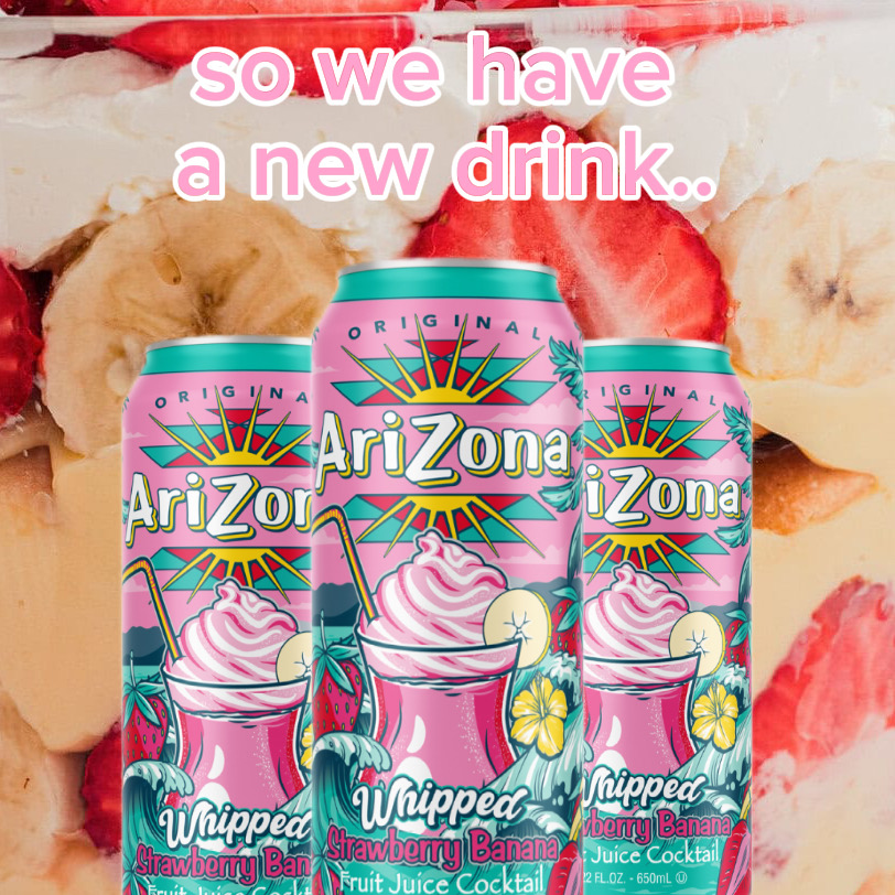 DrinkAriZona's tweet photo. yes...... the rumors are deliciously tru https://t.co/tOOfcjauCN
