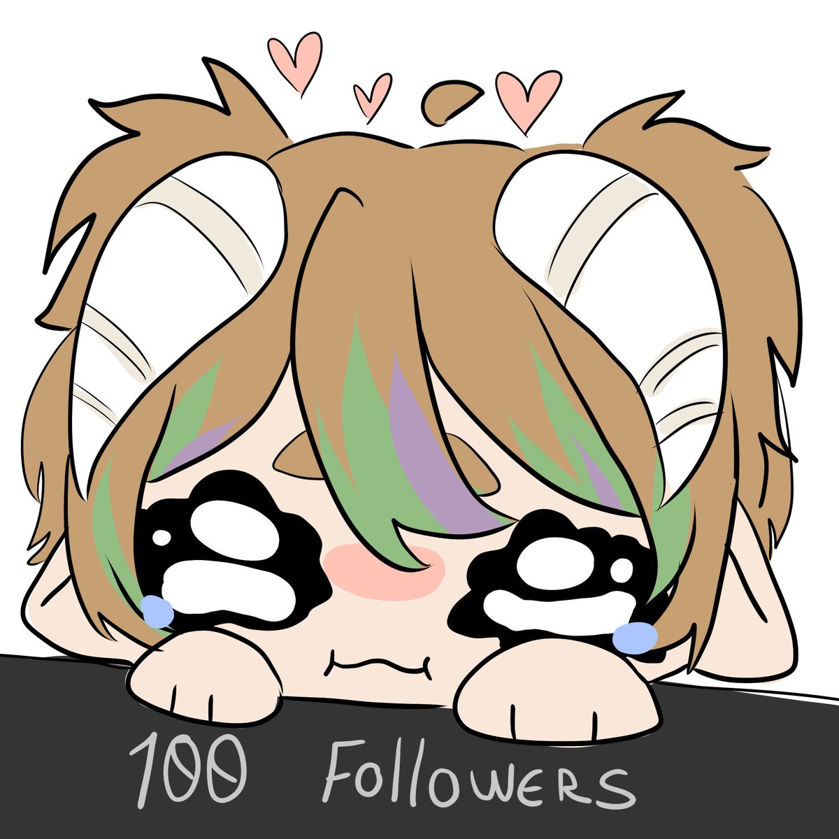 _Nekuko_'s tweet photo. Guys tysm for 100 followers Ily all!!! https://t.co/Wi79PLAaXs