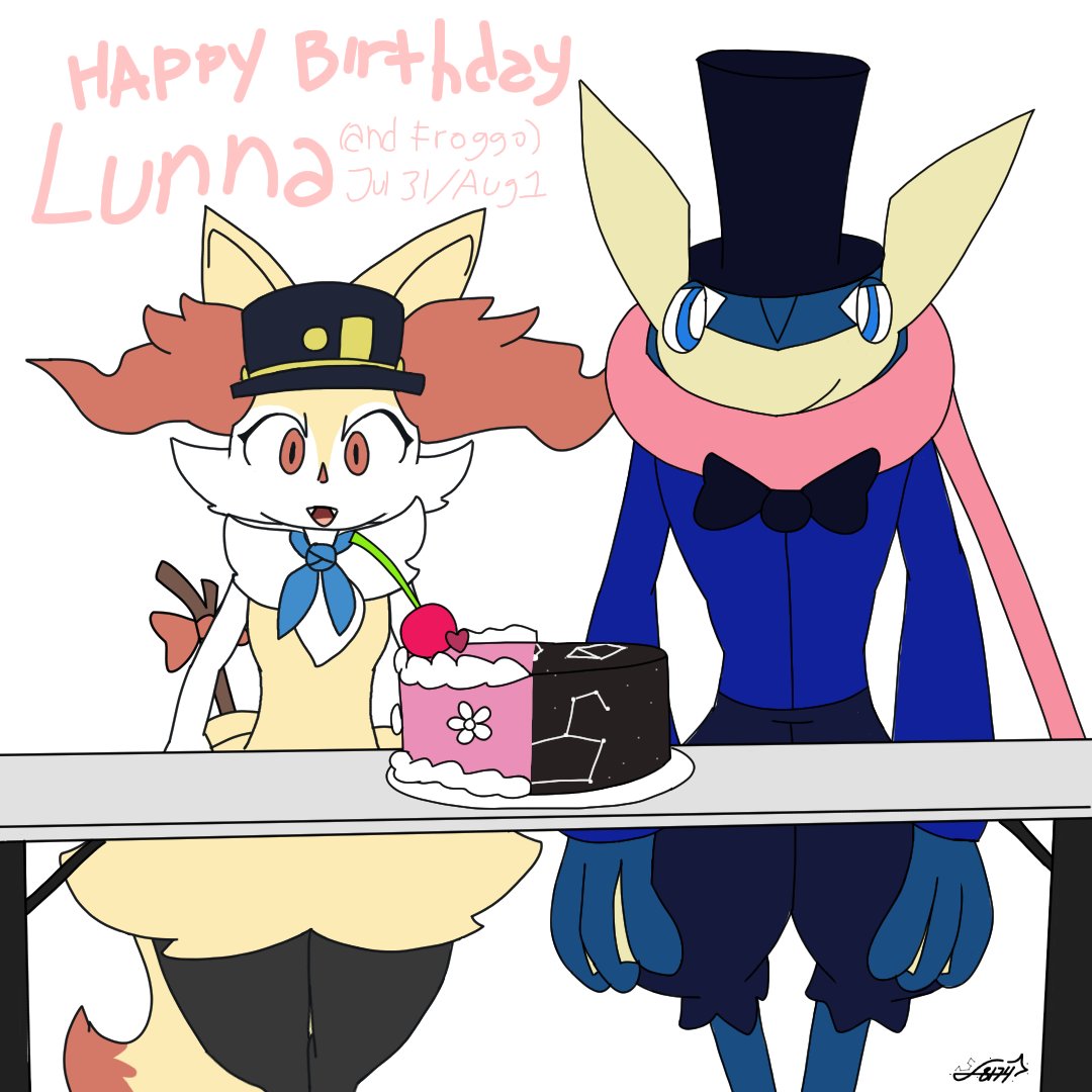Ikufroggo's tweet photo. HAPPY BIRTHDAY @braixnm and also me #braixen #greninja #art #myart #pokemon #pokemonart #artmoots #pokemonfanart #artistontwitter #artwork #digitalart #fanart #ocart #pokemonocart #pokemonoc #ocartist #poketwt https://t.co/t5ZB7yC6Uu