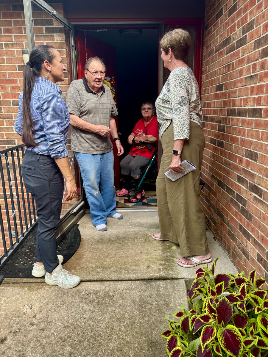 sharicedavids's tweet photo. Nothing beats hitting the pavement and talking directly with voters in Olathe!

Loved knocking doors with Allison Hougland, who is running for the KS State House. Together we’re ready to deliver big for Kansas!

VOTE!! https://t.co/4CnpAZ8jtW