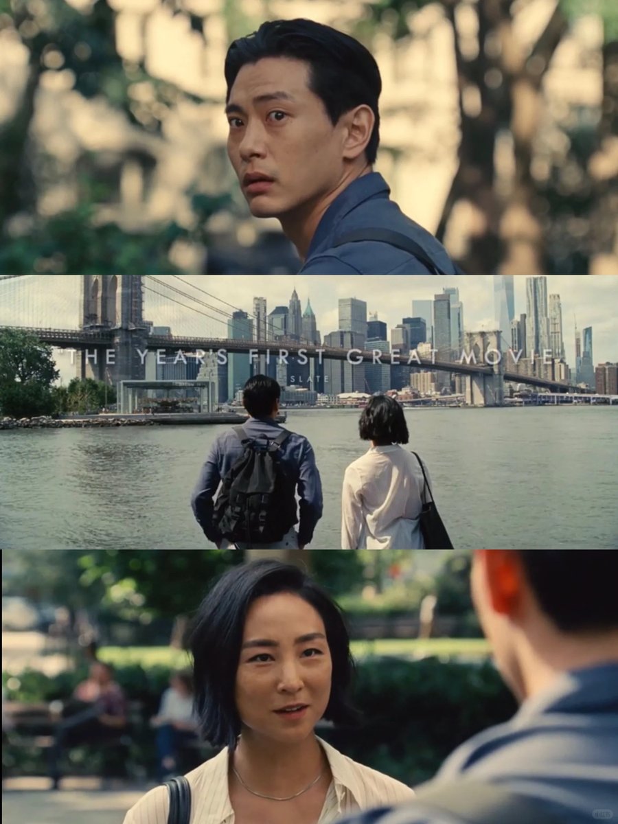 Skadia14's tweet photo. Just binged Past Lives—every frame feels like a quiet hug that lingers way after the credits. A beautiful, tender take on love u0026 fate that’ll make you call your old connections. Must-watch! https://t.co/jCFNnGsltd