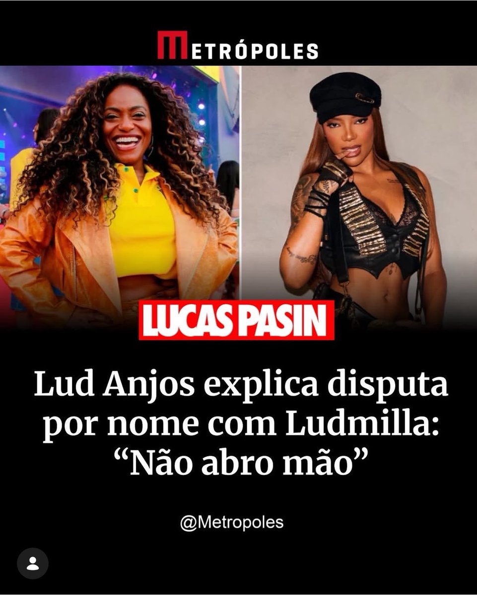 narinsns's tweet photo. Já pensou, a pessoa vai registrar o nome como marca, descobre que outra cantora já tinha feito esse registro muitos anos antes e, mesmo sabendo que ela chegou primeiro e já tem esse direito garantido, resolve entrar na Justiça para tentar obrigá-la a abrir mão da marca. Ou seja, em vez de respeitar quem registrou o nome antes, acha que a outra é quem deve desistir para que ela possa usar. É se achar muito importante para acreditar que alguém tem obrigação de abrir mão de um direito que conquistou há anos só para atender à sua vontade.