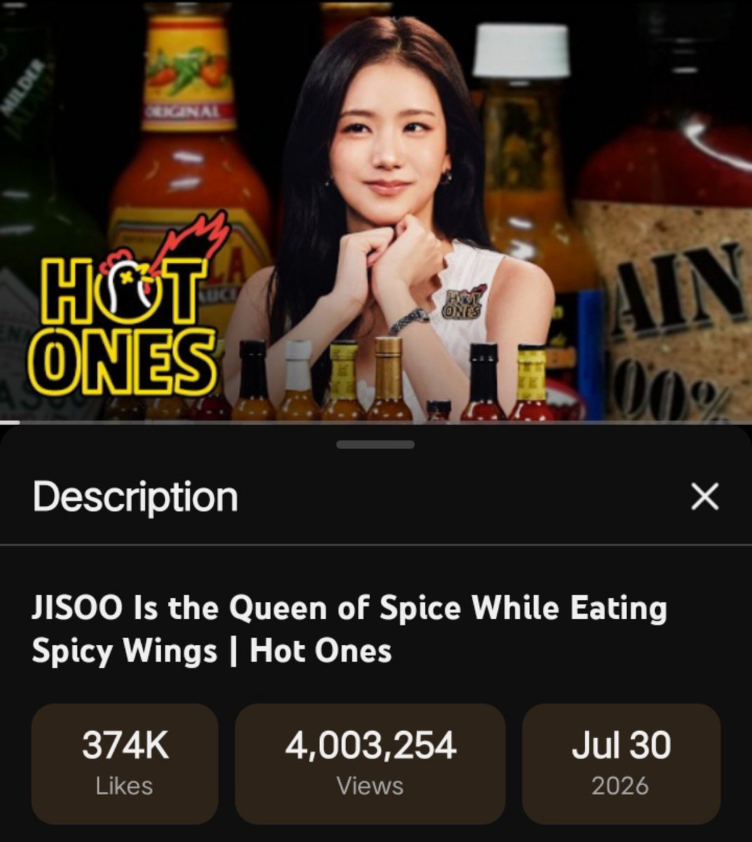 quarrelpinks's tweet photo. the views?!?! 4M 😭... this gotta be one of the most viewed hot ones videos in 24hrs https://t.co/0UIBbsaUj6