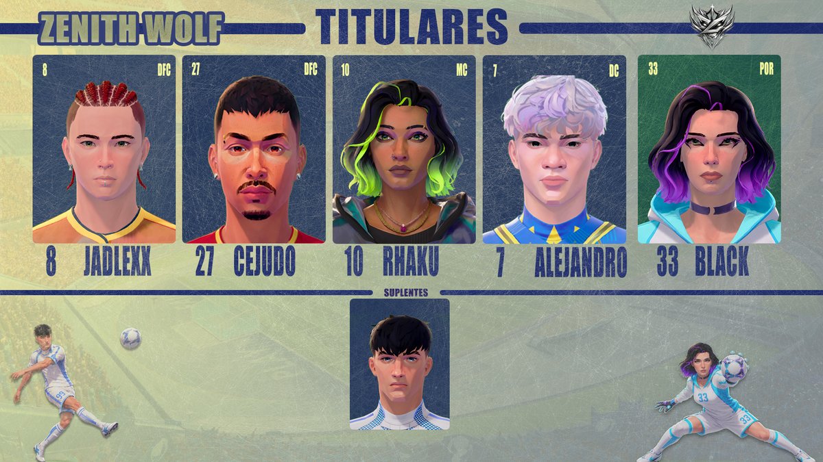 zenithwolfES's tweet photo. ALINEACIÓN PARA LA JORNADA 2

BLACK
JAD
CEJUDO
RHAKU
ALEJANDRO

ANIMO!!!! https://t.co/fBCsULuF1o