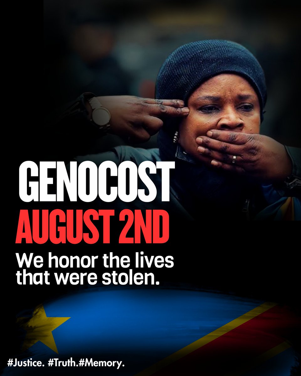 xtr_africa's tweet photo. #GENOCOST: Millions of Congolese lives have been lost. Millions more have been displaced. Yet many people still ask: "What is Genocost?"

Ahead of August 2, we've built a dedicated page to help the world understand the human cost of decades of violence in the DRC through verified reports, official documents, timelines and the latest updates.

🕊️ Learn. Remember. Share.
➡️https://t.co/UzoFKWKA81

@Com_mediasRDC @FonarevRDC @PatrickMuyaya @Presidence_RDC @PrimatureRDC