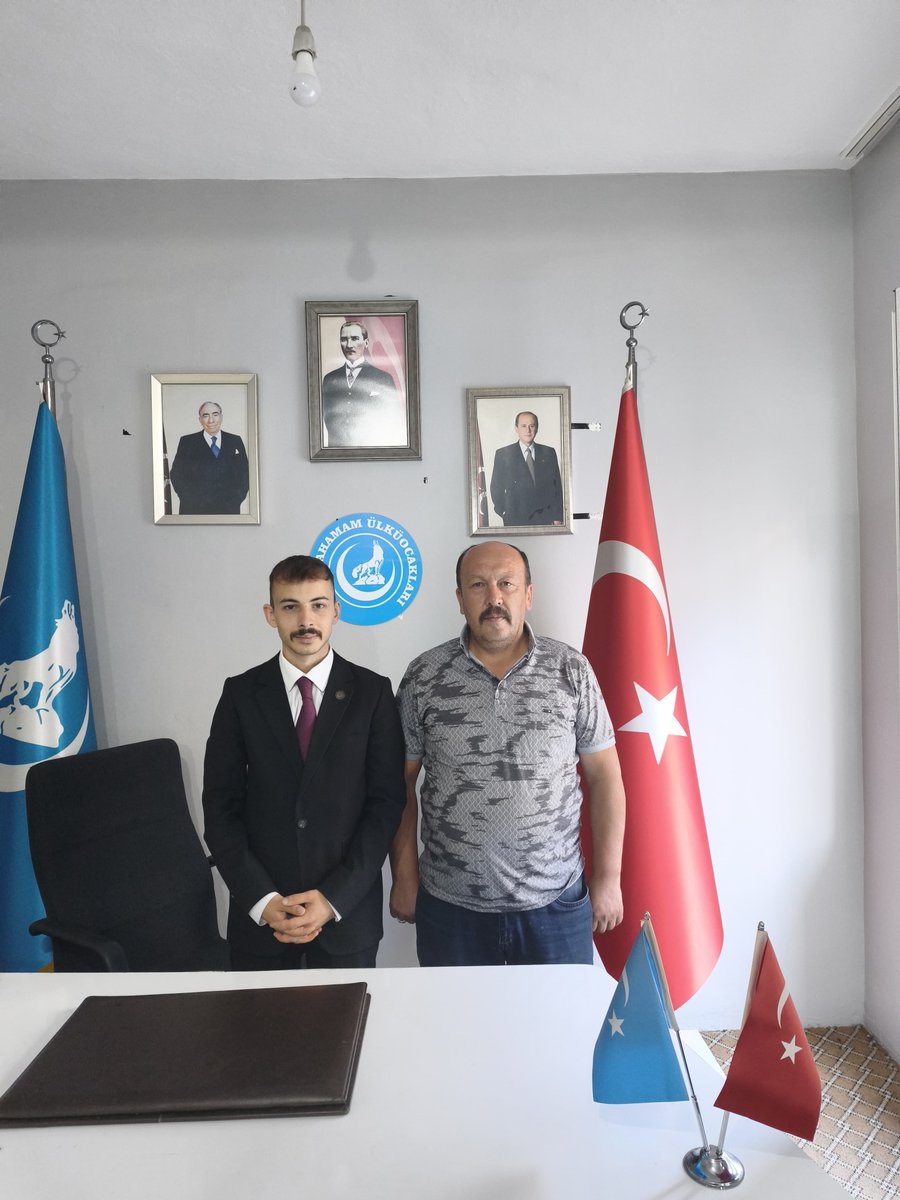 Khamam_ocak's tweet photo. Ülkü Ocakları Kızılcahamam ilçe başkanlığı olarak bu gün Milliyetçi Hareket Partisi Kızılcahamam İlçe Başkan Yardımcısı Sn. Yılmaz Çakır, Ocak Başkanımız Sn. Kemal Yılmaz'a hayırlı olsun ziyaretinde bulundular. Kendisine ziyaretlerinden ötürü teşekkür ederiz. https://t.co/VgJkXowmHt