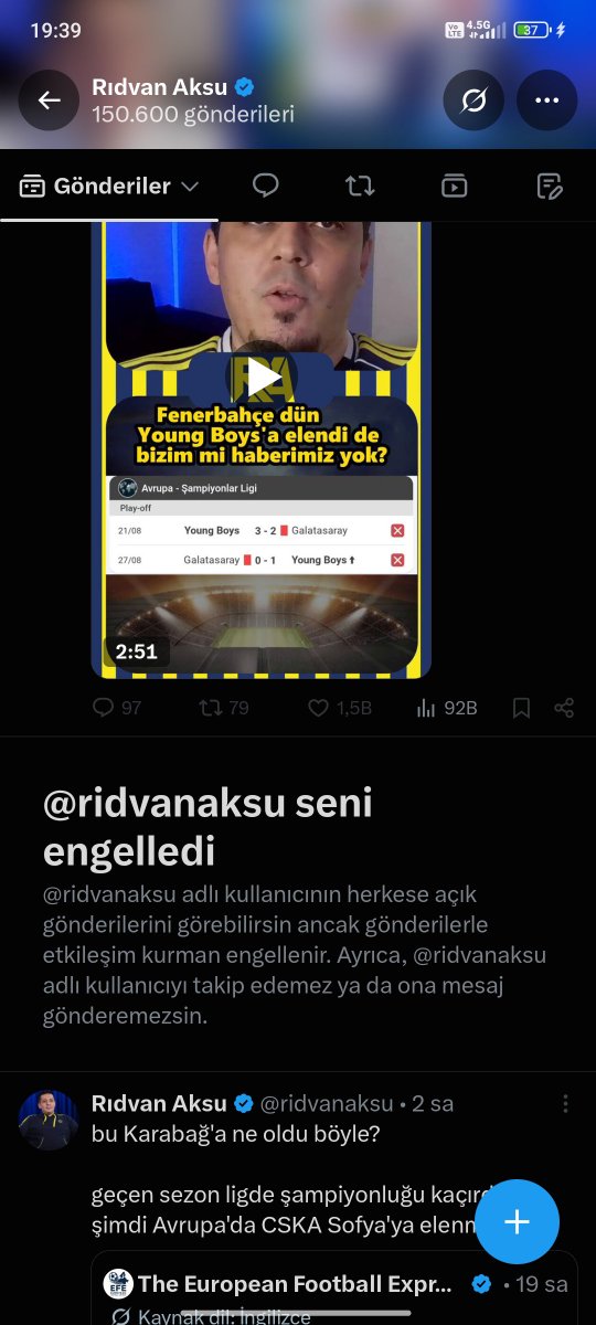 FakeFake3134's tweet photo. @8litredeterjan Benide engellemiş Galatasarayli olduğunu çok ŞÜKÜR yine anladım https://t.co/uTtYEf9huK