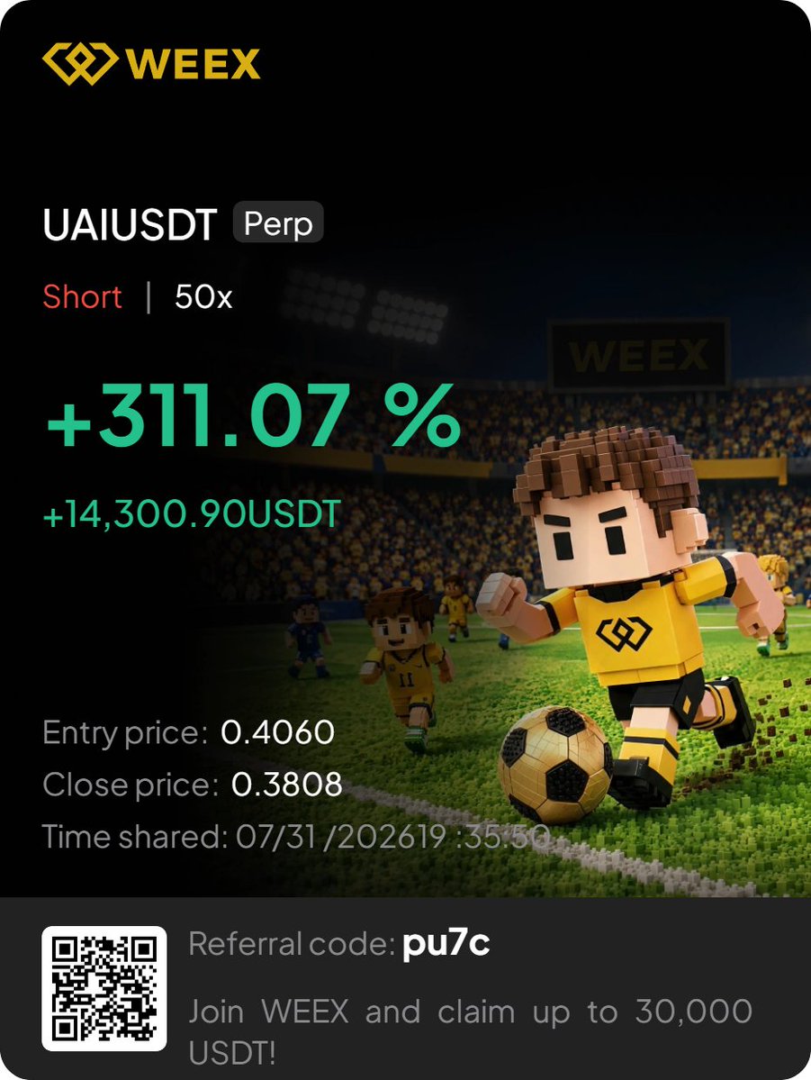 BtcFerit's tweet photo. #UAI İşleminden toplamda 14K Dolar aldım. 

Küsuratı paylaşmak sünnettir 🙂

Beğenen ve yorum yapan 3 kişiyle paylaşalım o zaman 🔥 https://t.co/X9mD2f2FWC