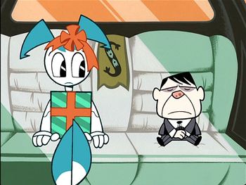Cartoonhistory2's tweet photo. 23 years ago today, ‘My Life as a Teenage Robot’ premiered on Nickelodeon. https://t.co/0G57MpcJeT