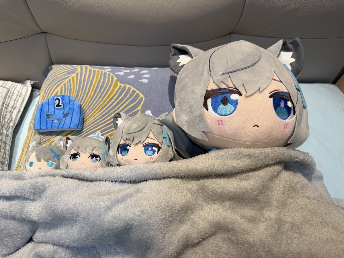 ShirokoBA0516's tweet photo. #ブルアカぬいぬい部 
ん、おやすみなさい、先生。 8月もよろしくお願いします！🌙💤🐺 https://t.co/4rbM7wCXmg